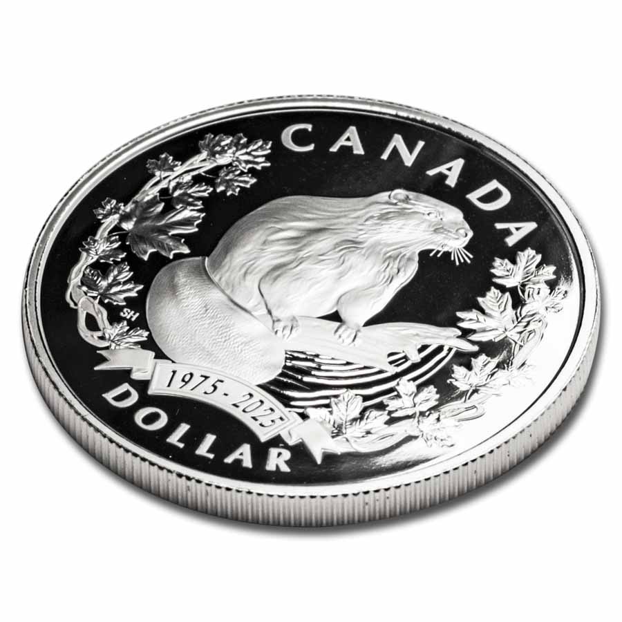 2025 Special Edition Silver Dollar 50th Anniversary of the Beaver